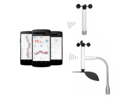 Anemometro wireless compatibile visionabile da cellulare smartphone parenti Bendini Locatelli